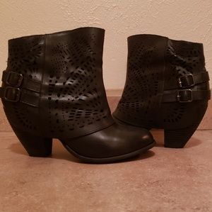 Laser cut booties